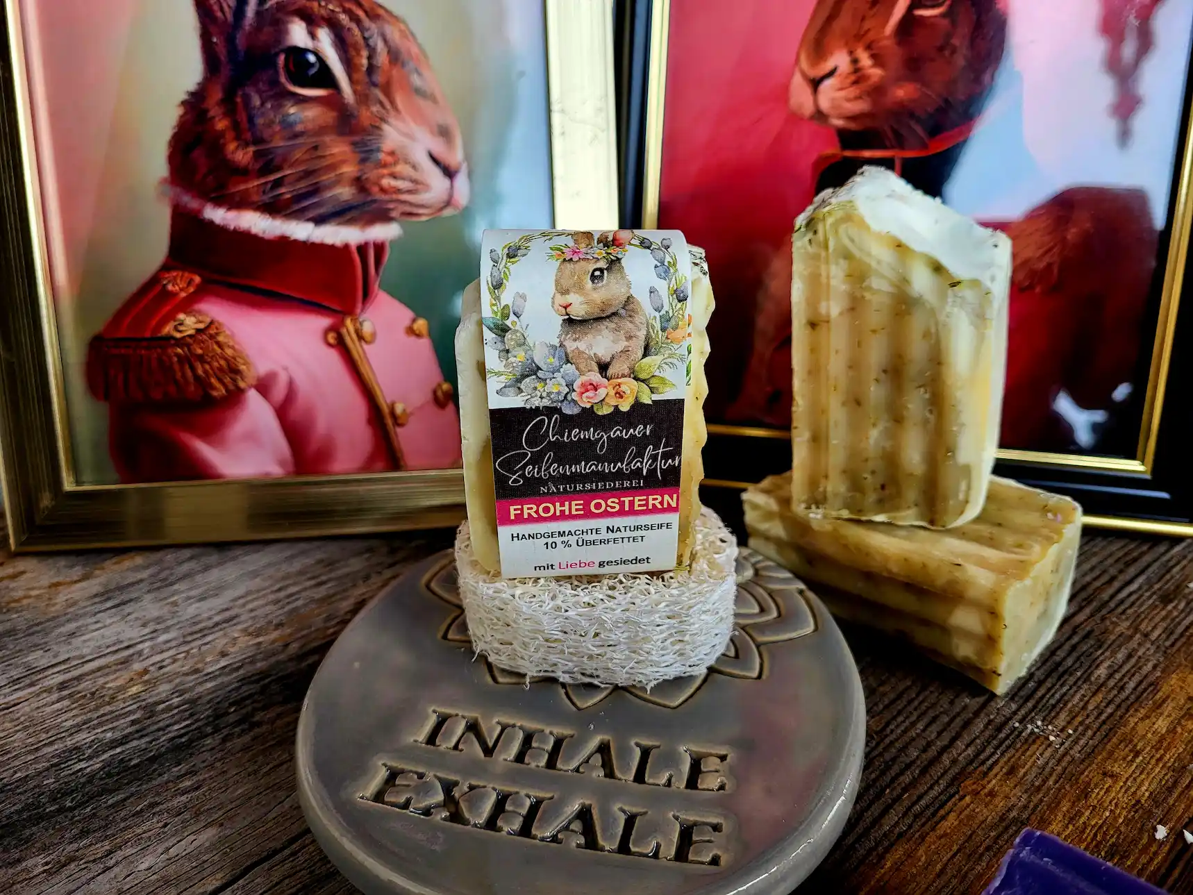 Chiemgau_Seife_Workshop_Hase_Chiemsee Osterhasen Naturseife